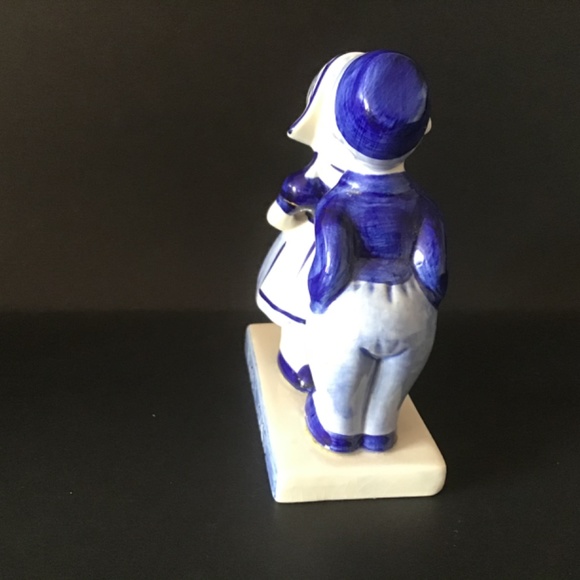 Vintage Porcelain Boy & Girl Figurine - Picture 2 of 8